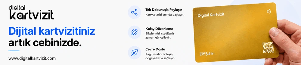 Digital Kartvizit: dijital kartvizitiniz artık cebinizde